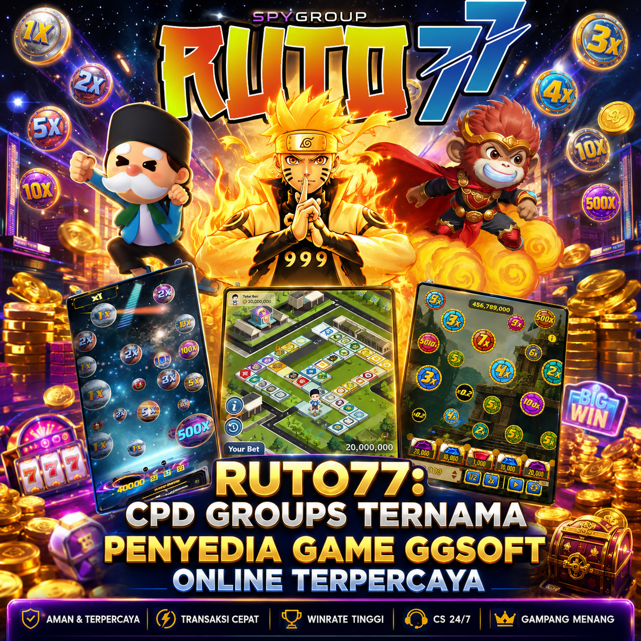 RUTO77: CPD Groups Ternama Penyedia Game GGSOFT Online Terpercaya